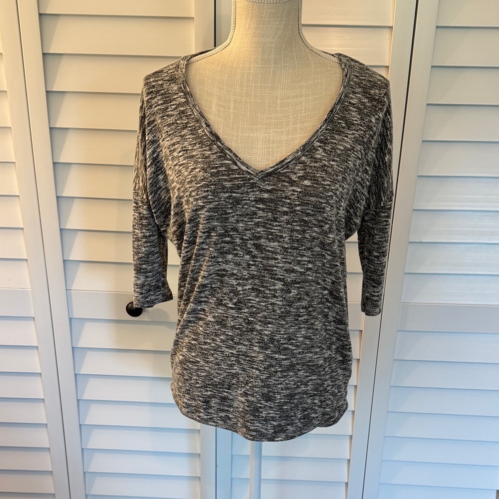 Express Deep V-Neck Slouchy Top